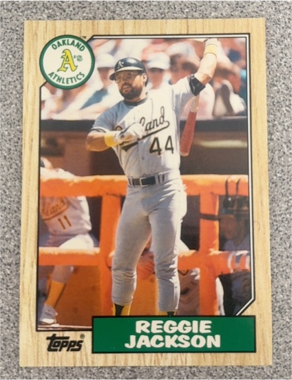 1987 Topps Traded #52T Reggie Jackson — front