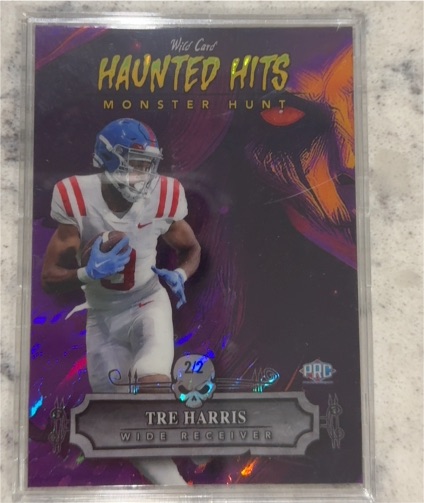 2024 Wild Card Haunted Hits Monster Hunt #HHW-TH Tre Harris — front