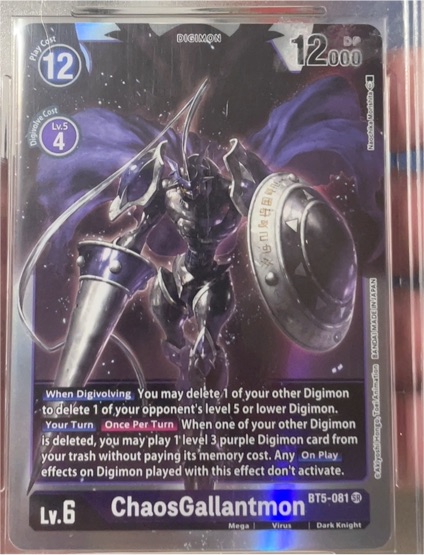 2021 Digimon Card Game Battle of Omni #BT5-081 ChaosGallantmon — front