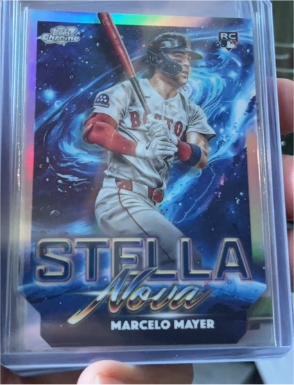 2025 Topps Cosmic Chrome #SN-16 Marcelo Mayer Stella Nova — front