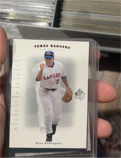 2001 Upper Deck SP Authentic #22 Alex Rodriguez Texas Rangers — front