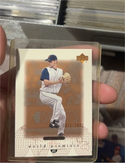 2002 Upper Deck Ovation #159 Cliff Lee — front