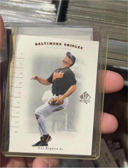 2001 Upper Deck SP Authentic #19 Cal Ripken Jr. — front