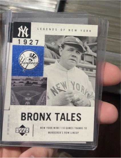 2001 Upper Deck Legends of New York #128 Babe Ruth — front