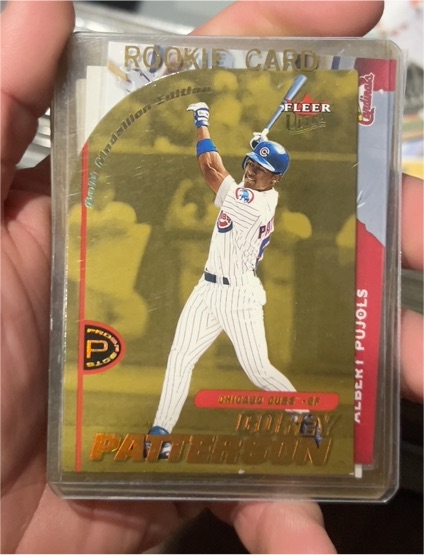 1998 Fleer Platinum Medallion #P-1 Albert Pujols Rookie Patch — front