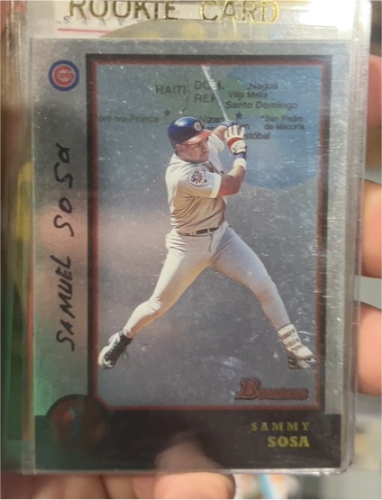 1998 Bowman International #50 Sammy Sosa — front