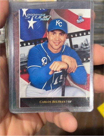 2002 Donruss Studio #83 Carlos Beltran — front