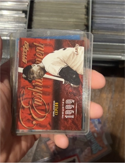 1999 Donruss Studio Inducted Orlando Cepeda — front