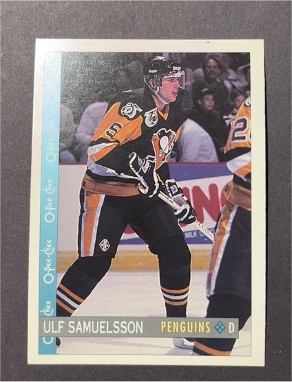 1992-93 O-Pee-Chee #C Ulf Samuelsson — front