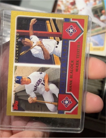 2003 Topps #324 Hank Blalock / Mark Teixeira Future Stars — front