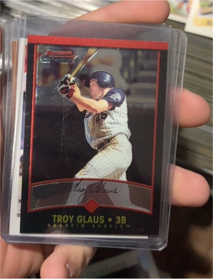 2001 Bowman Chrome #30 Troy Glaus — front