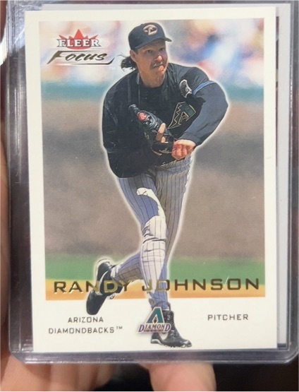 2001 Fleer Focus #64 Randy Johnson — front