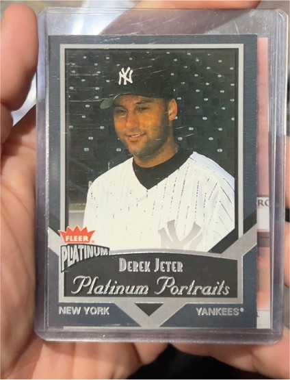 2003 Fleer Platinum #PP Derek Jeter Platinum Portraits — front