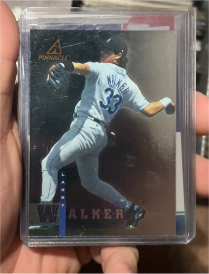 1998 Pinnacle #72 Larry Walker — front
