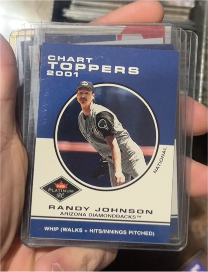 2001 Fleer Platinum Chart Toppers #413 Randy Johnson — front