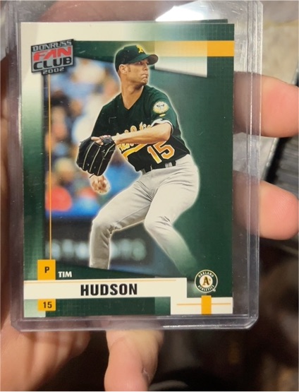 2002 Donruss Fan Club #96 Tim Hudson — front