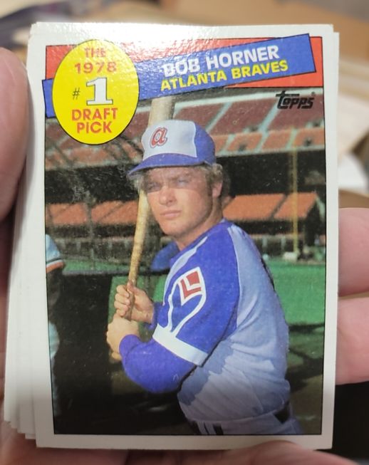1985 Topps #276 Bob Horner Atlanta Braves — front
