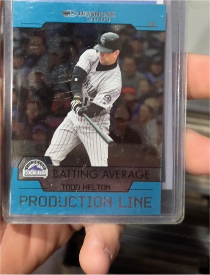 2004 Donruss Production Line #18 Todd Helton — front