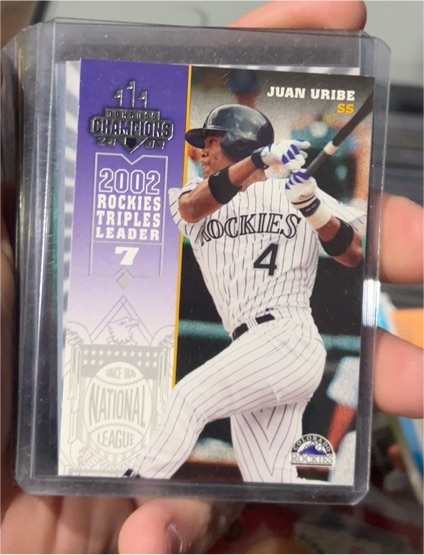 2003 Donruss Champions #93 Juan Uribe — front