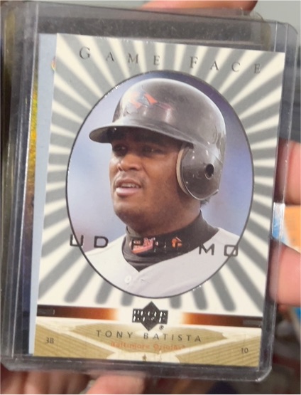 2003 Upper Deck Game Face #15 Tony Batista — front