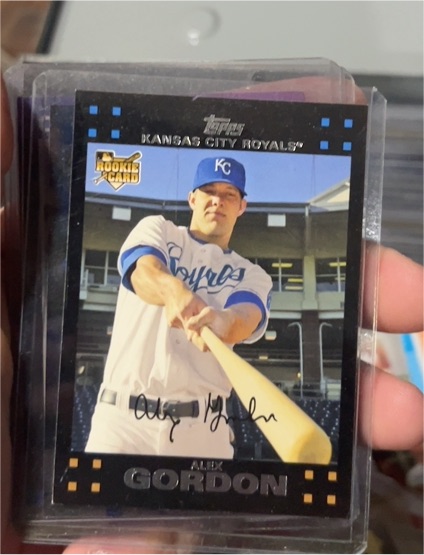 2007 Topps #634 Alex Gordon — front