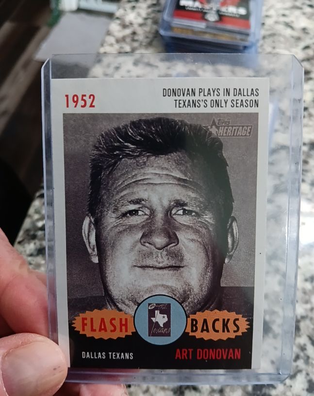 2006 Topps Heritage Flashbacks #FL-4 Art Donovan — front