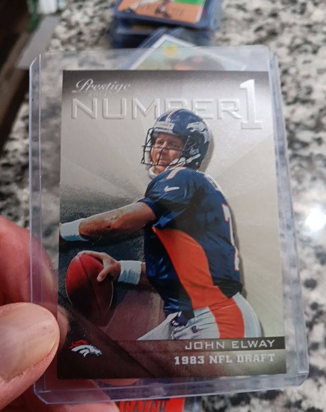 2014 Panini Prestige #10 John Elway Number Ones — front