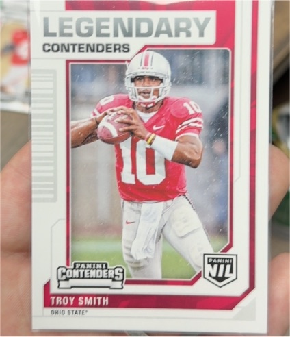 2025 Panini NIL Ohio State Contenders #48 Troy Smith Legendary — front
