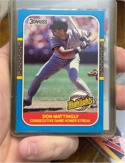 1987 Donruss Highlights #17 Don Mattingly — front