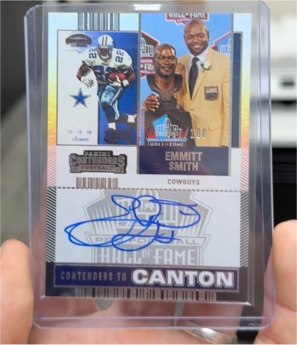 2024 Panini Contenders to Canton #CTC-ESH Emmitt Smith — front