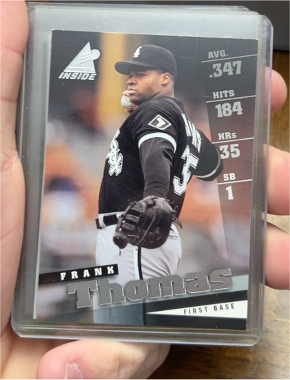 1998 Pinnacle Inside #35 Frank Thomas — front