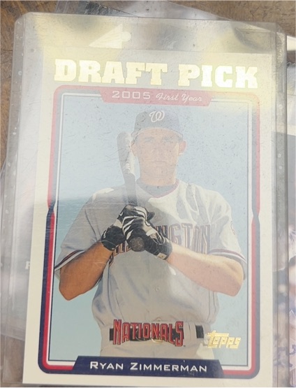 2005 Topps Update #UH323 Ryan Zimmerman — front