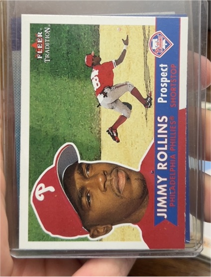 2001 Fleer Tradition #377 Jimmy Rollins — front