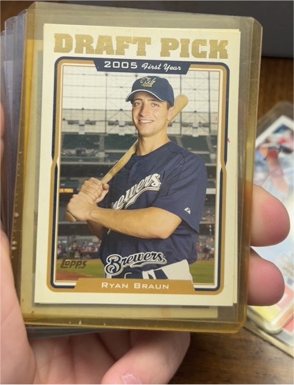 2005 Topps Update #UH313 Ryan Braun — front