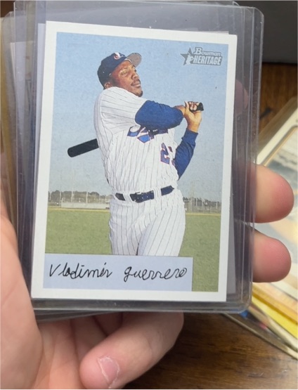 2002 Bowman Heritage #222 Vladimir Guerrero — front