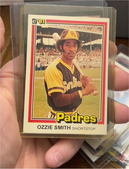 1981 Donruss #1 Ozzie Smith — front
