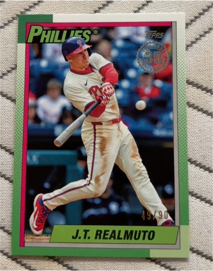 2025 Topps Series 2 #90B2-15 J.T. Realmuto — front