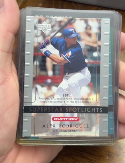 2002 Upper Deck Ovation #114 Alex Rodriguez Texas Rangers — front