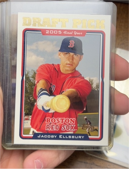 2005 Topps Update #UH317 Jacoby Ellsbury — front