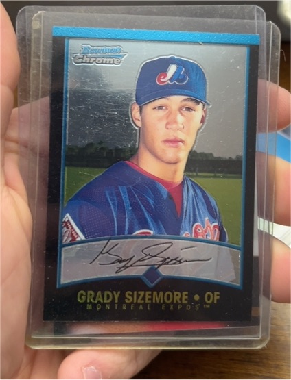 2001 Bowman Chrome #277 Grady Sizemore — front
