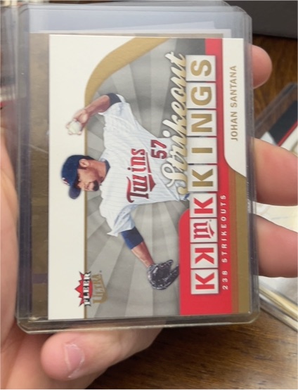 2006 Fleer Ultra Strikeout Kings #SOK2 Johan Santana — front