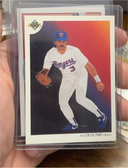1991 Upper Deck #30 Rafael Palmeiro Texas Rangers — front