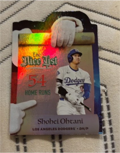 2025 Topps Holiday #MNL-1 Shohei Ohtani — front