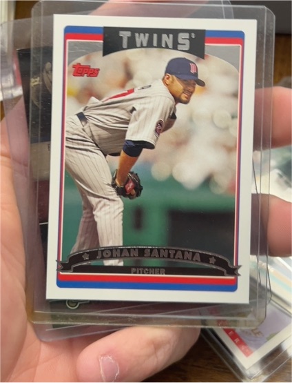 2006 Topps #468 Johan Santana — front