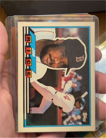 1989 Topps Big #20 Jim Rice — front
