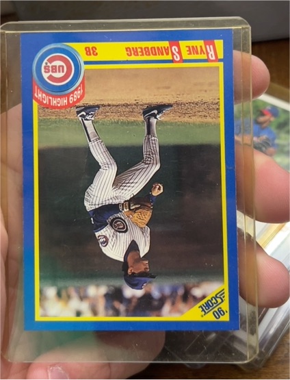 1990 Score #561 Ryne Sandberg — front