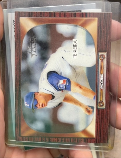 2004 Bowman Heritage #116 Mark Teixeira — front