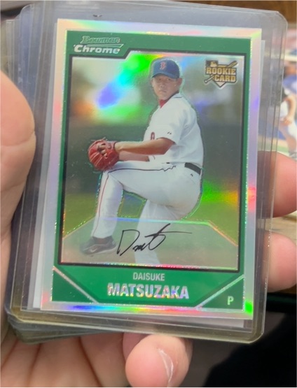 2007 Bowman Chrome #210 Daisuke Matsuzaka — front