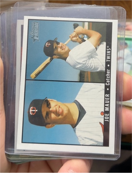 2003 Bowman Heritage #169 Joe Mauer — front
