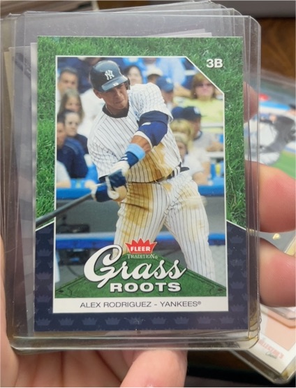 2006 Fleer Tradition #GR-19 Alex Rodriguez Grass Roots — front